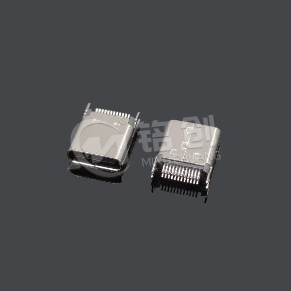 TYPE C母座24PIN 夹板0.8 L=9.3 三模 无弹 高导铜 LCP